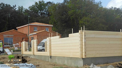 assemblage maison en bois