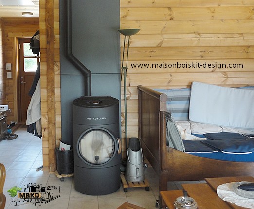 chauffage maison en bois