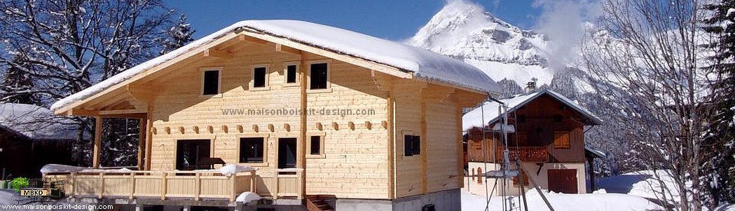 construction chalet en bois en kit