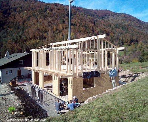 construction maison bois kit haute savoie