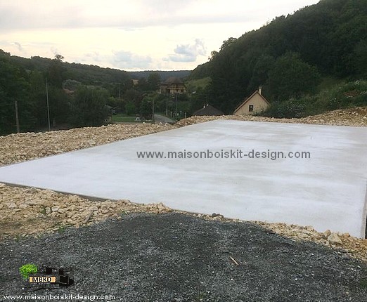 dalle beton maison bois dalle beton maison bois