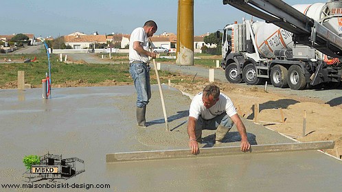 dalle beton maison en bois dalle beton maison en bois