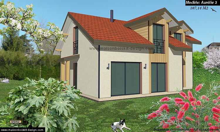 exemple gratuit maison 4 chambres 110m2 contemporaine