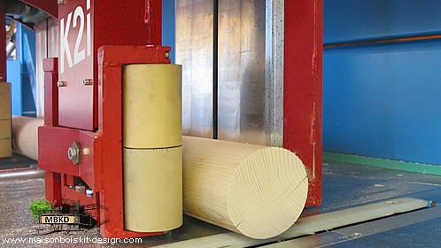 fabrication maison bois rondins