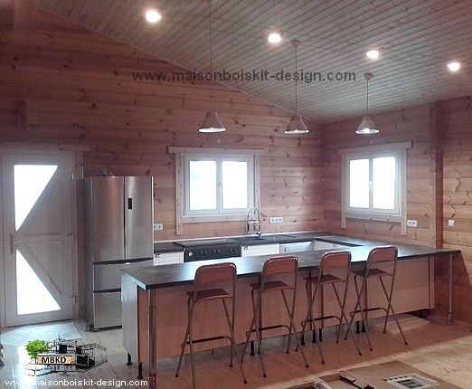 interieur cuisine maison en bois interieur cuisine maison en bois