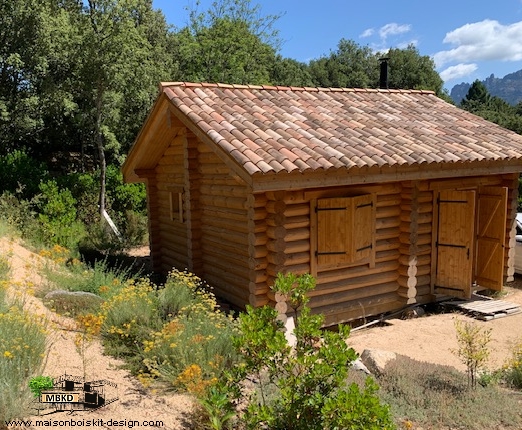 kit de maison bois rondins