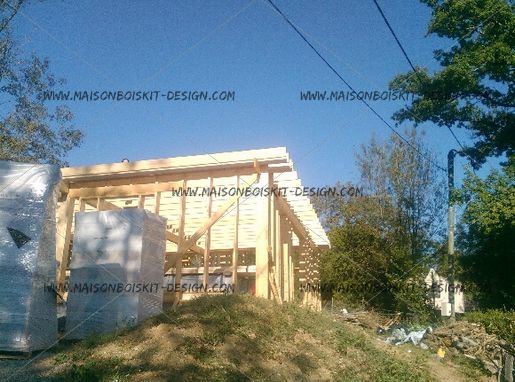 kit de maison ossature en bois