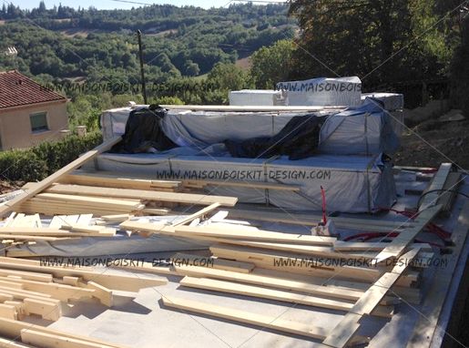 kit maison ossature bois pre debit