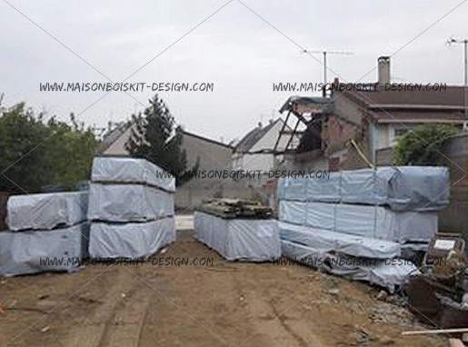 livraison de maison bois