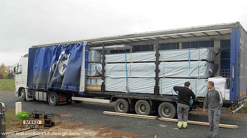 livraison de maison en bois