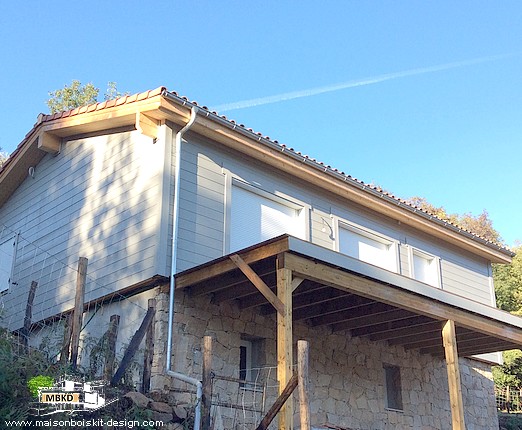 construction maison en bois en Corse