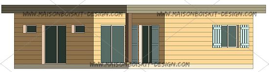 maison bois design toit plat 2 chambres maison bois design toit plat 2 chambres