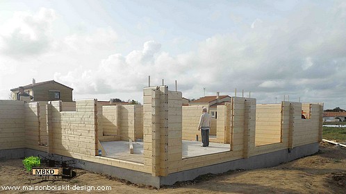 maison bois en autoconstruction