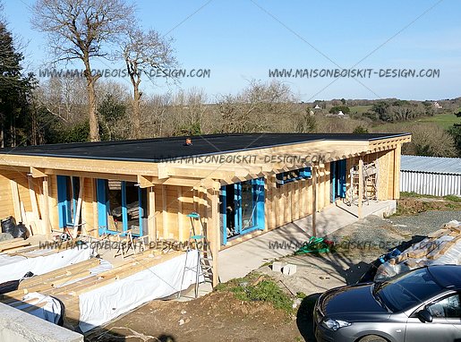 maison bois kit moderne toit plat maison bois kit moderne toit plat