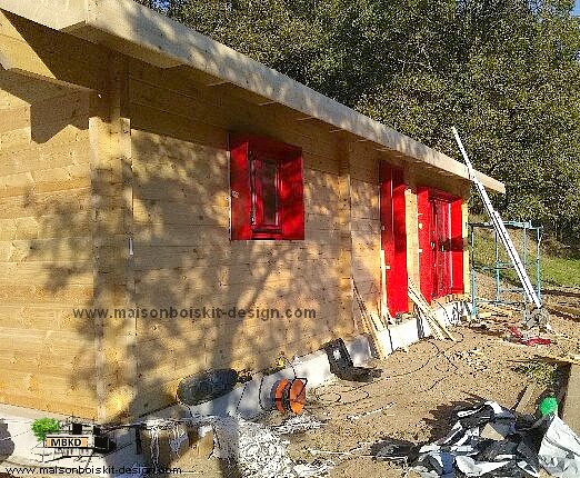 maison bois massif isolation exterieure