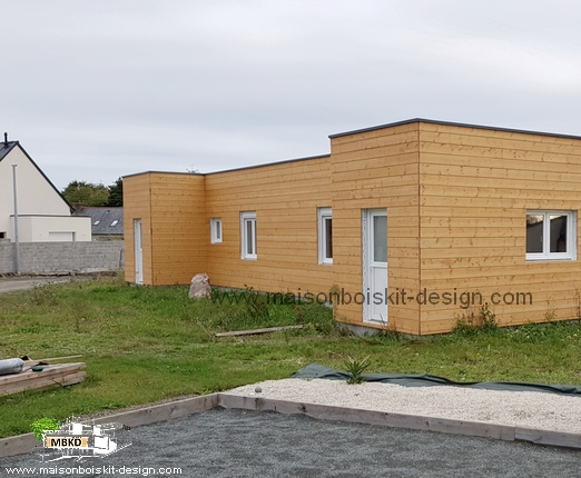 maison bois préfabriquée en usine