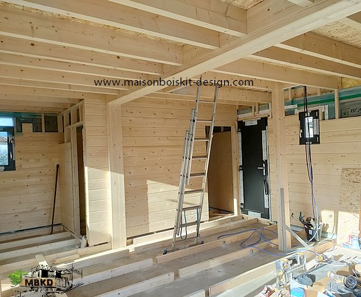 maison kit ossature en bois