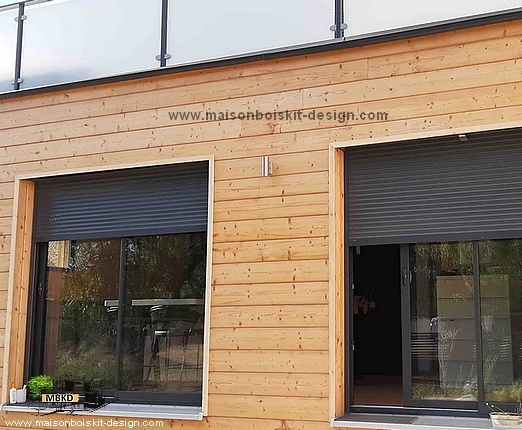 maison ossature bois moderne crépi bois maison ossature bois moderne crépi bois