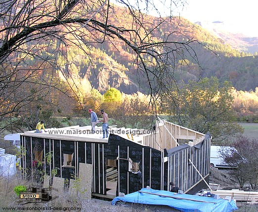 maison ossature en bois en kit