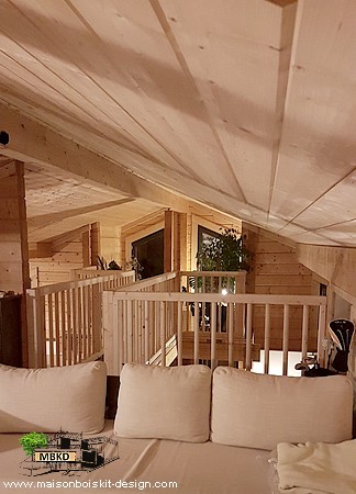 mezzanine maison en bois