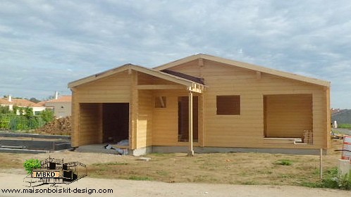 photo kit de maison bois