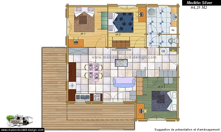 plan petit chalet en kit