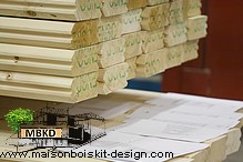 projet maison madriers kit