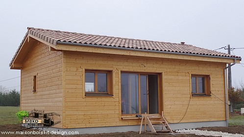 une petite maison ossature bois en kit