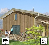 kit chalet bois préfabriqué habitable