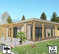 kit petite maison bois moderne