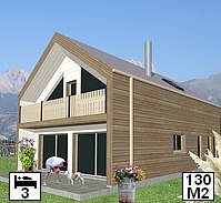 maison ossature bois en kit design